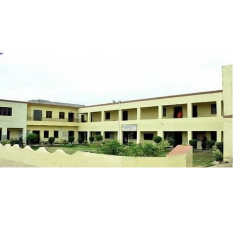 School campus front view